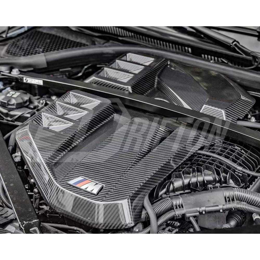 Dry Carbon Fiber S58 Engine Bay Cover For BMW G87 M2 2023-Present