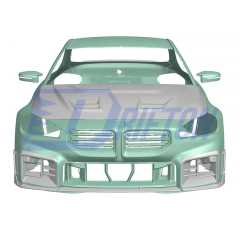 Paktechz V1 Style Dry Carbon Fiber Front Lip For BMW G87 M2 2023-Present