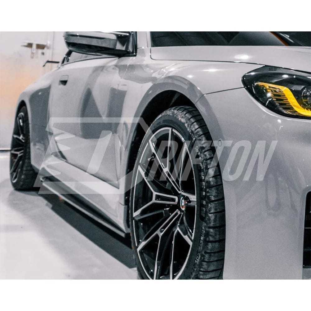 R44 Style Dry Carbon Fiber Side Skirt For BMW G87 M2 2023-Present