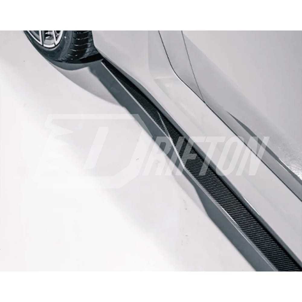 R44 Style Dry Carbon Fiber Side Skirt For BMW G87 M2 2023-Present