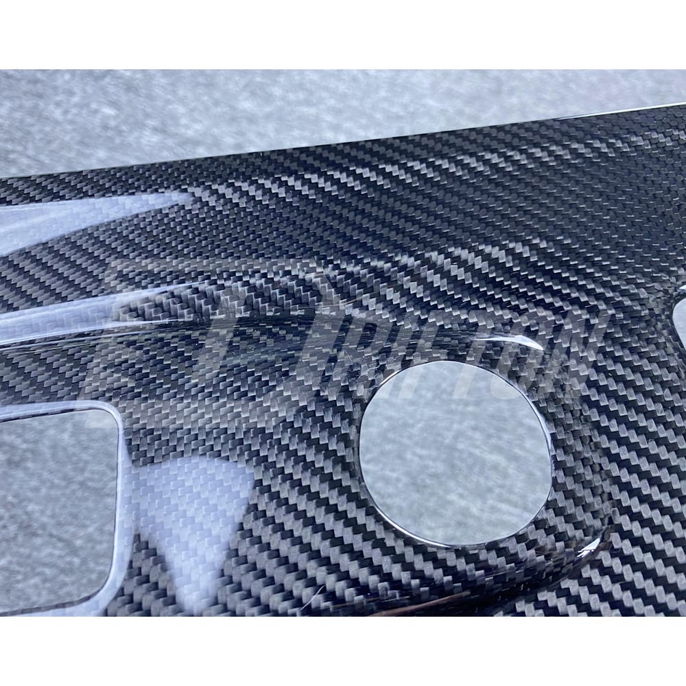 Carbon Fiber Center Console Skin And Gear Cover Interiors For Nissan R35 GTR 2008-2016
