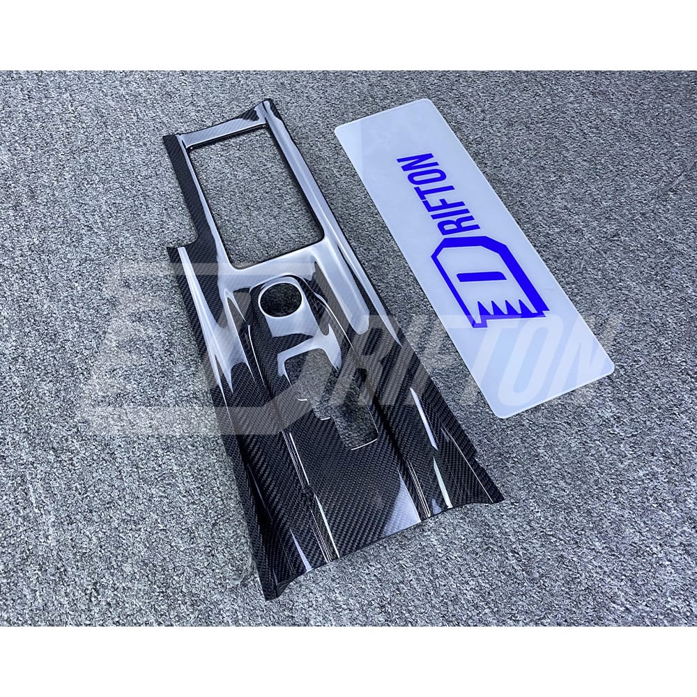 Carbon Fiber Center Console Skin And Gear Cover Interiors For Nissan R35 GTR 2008-2016