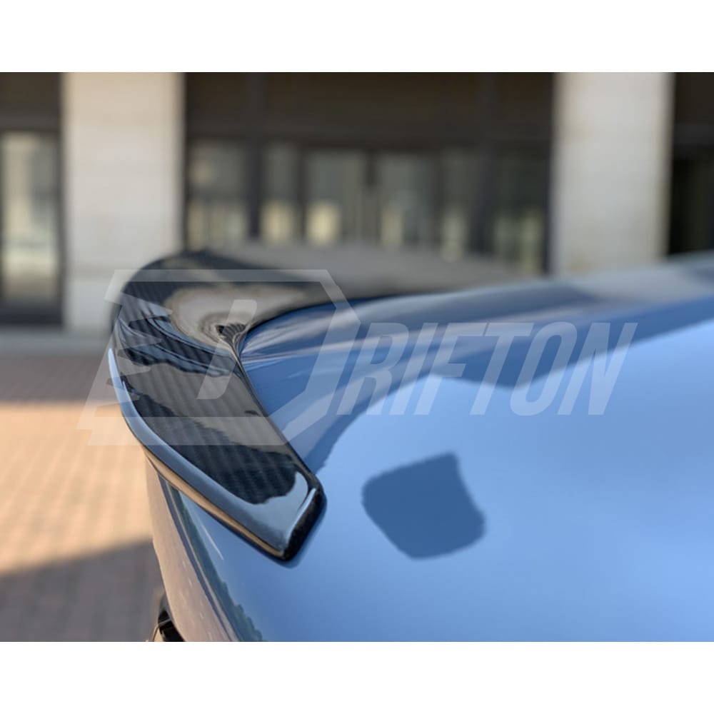 3D Style Dry Carbon Fiber Trunk Spoiler Rear Wing For BMW 8 Series G14 G15 G16 2018-2022