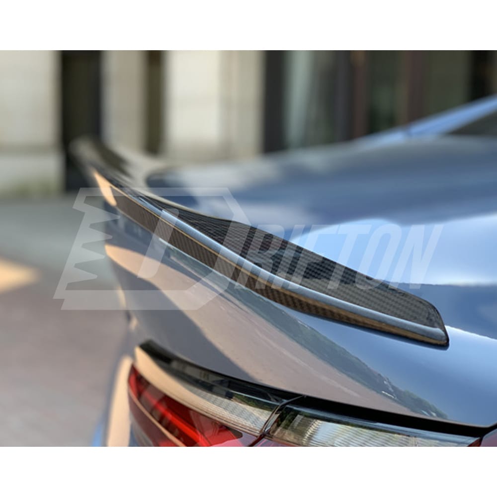3D Style Dry Carbon Fiber Trunk Spoiler Rear Wing For BMW 8 Series G14 G15 G16 2018-2022