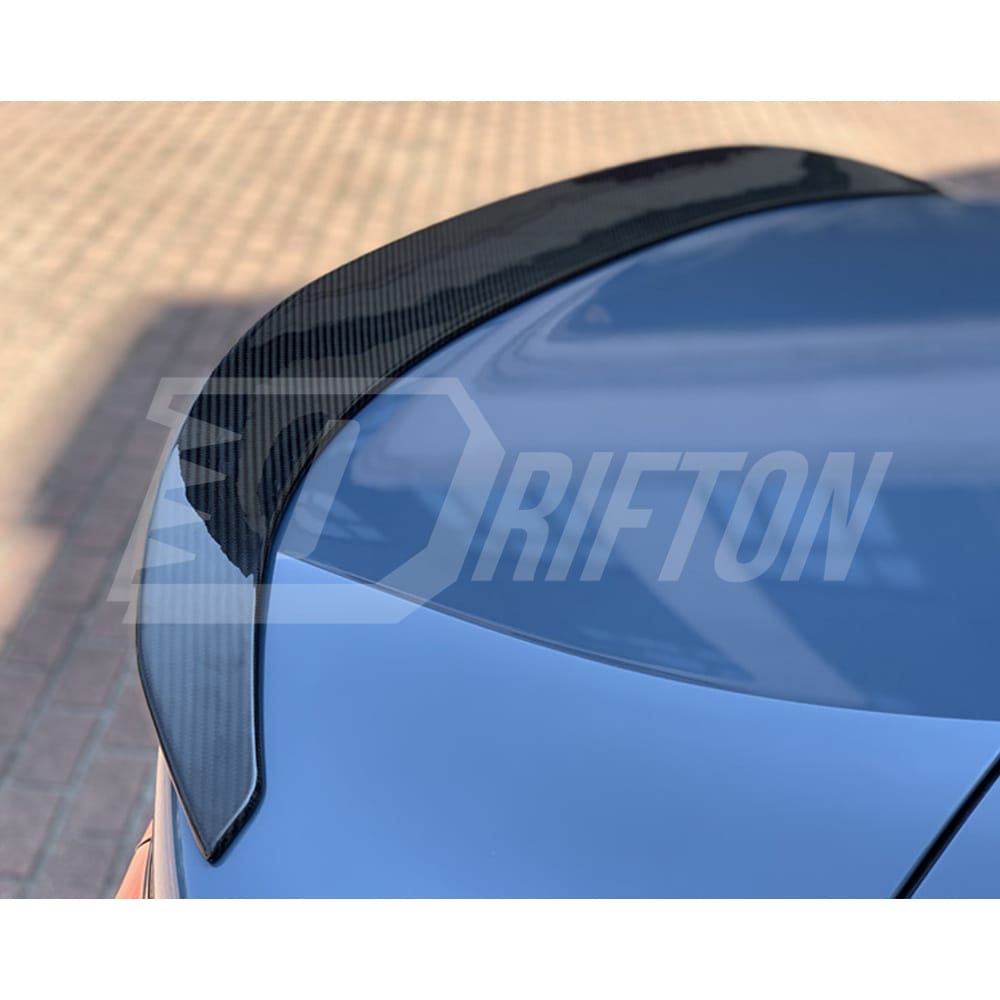 3D Style Dry Carbon Fiber Trunk Spoiler Rear Wing For BMW 8 Series G14 G15 G16 2018-2022