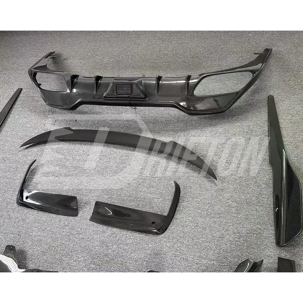 AC Style Carbon Fiber Side Skirt Splitter For BMW 8 Series G14 G15 2018-2022