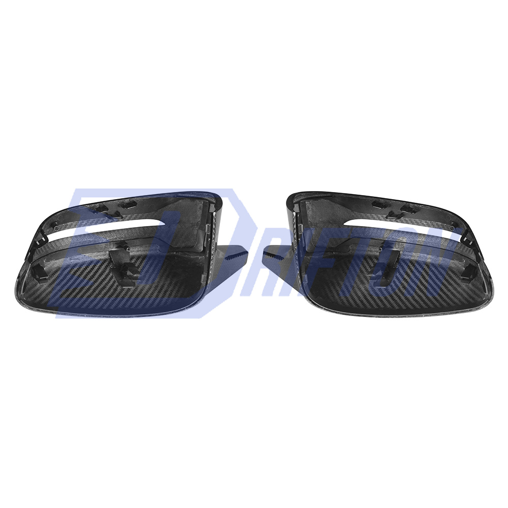 M4 Style Dry Carbon Fiber Replacement Mirror Cover For BMW 8 Series G14 G15 G16 2018-2022