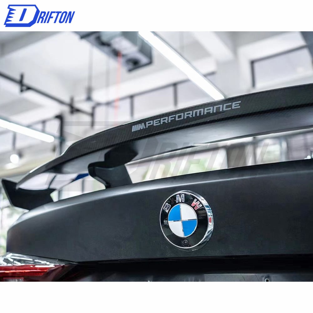 MP Style Dry Carbon Fiber GT Spoiler Rear Wing For BMW G80 M3 G82 M4 2020-2024