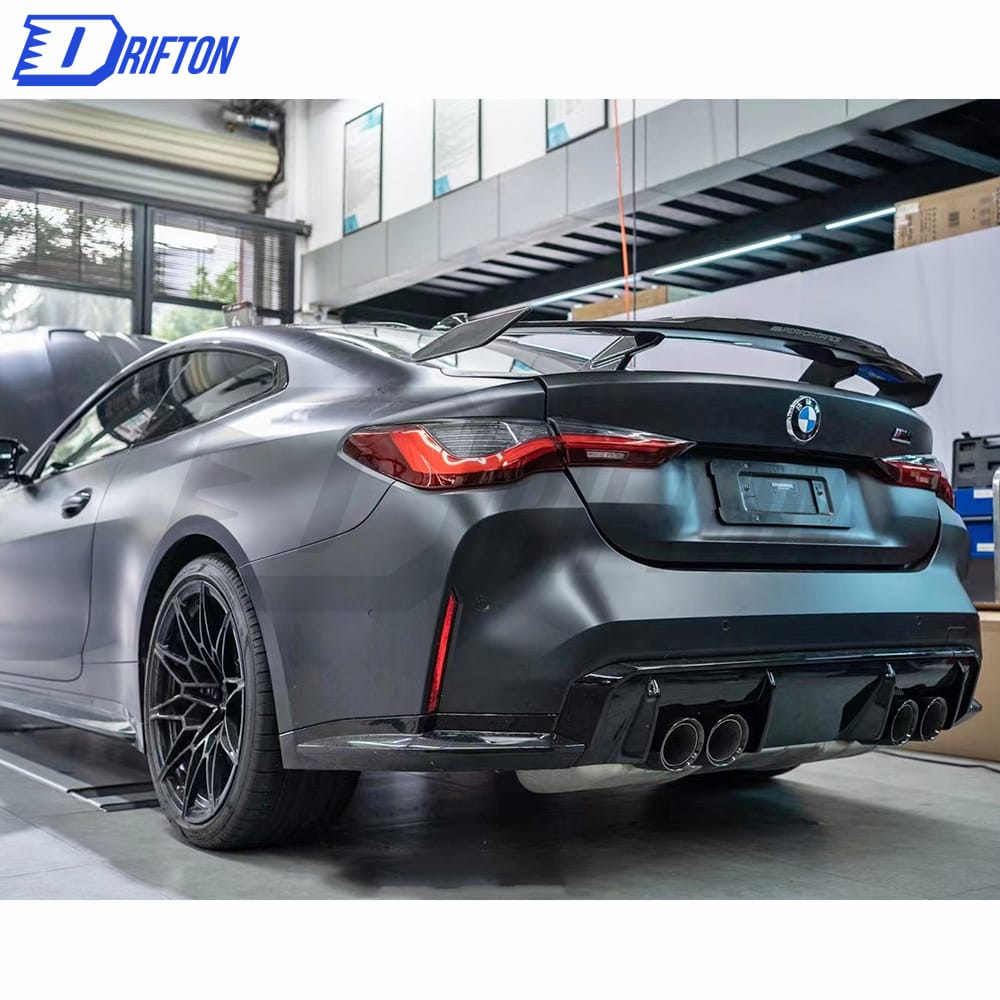 MP Style Dry Carbon Fiber GT Spoiler Rear Wing For BMW G80 M3 G82 M4 2020-2024