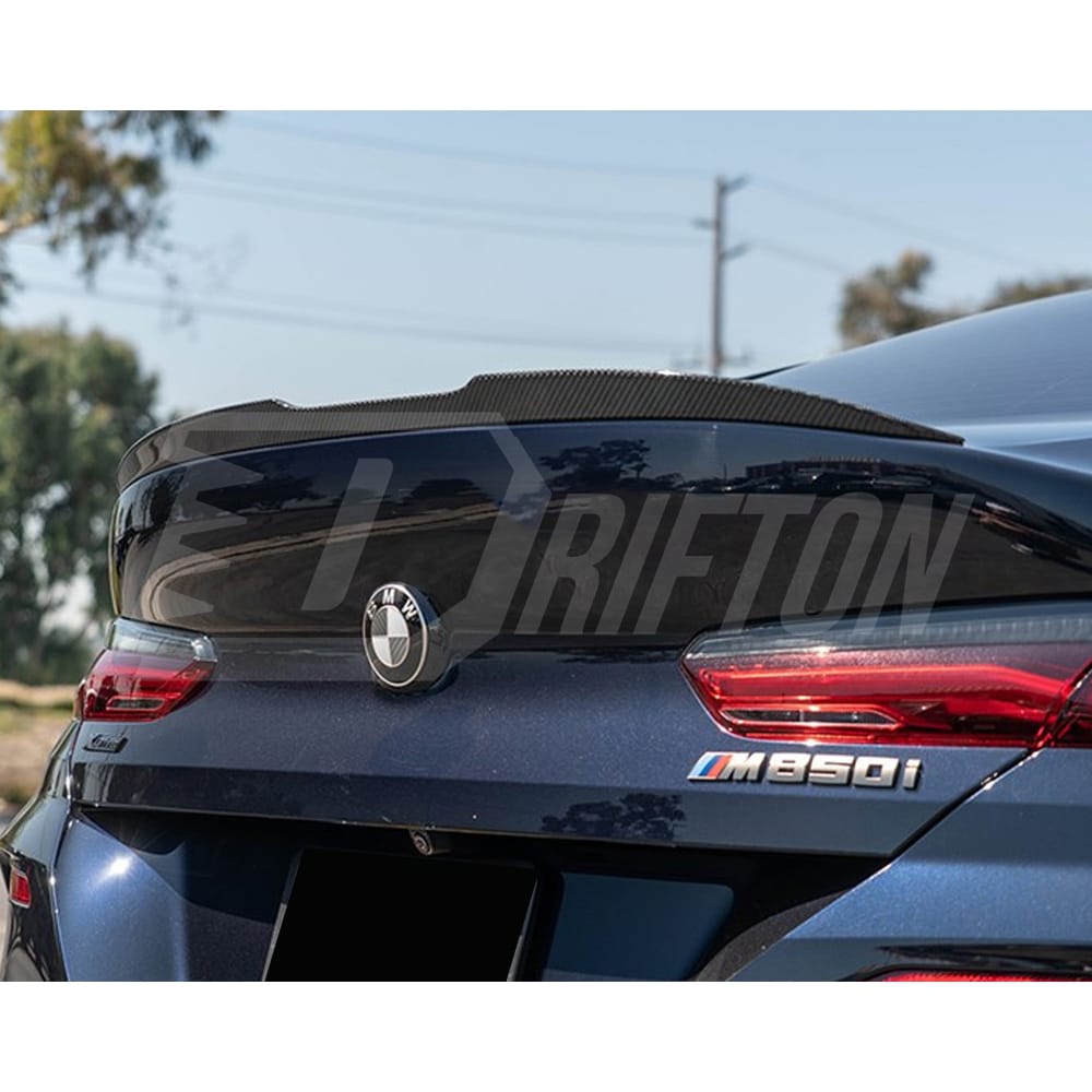 MP Style Dry Carbon Fiber Trunk Spoiler Rear Wing For BMW 8 Series G14 G15 G16 2018-2022