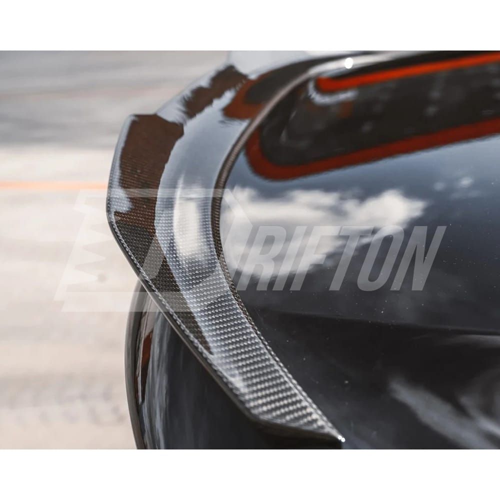 PSM Style Dry Carbon Fiber Rear Spoiler Trunk Wing For BMW 8 Series G14 G15 2018-2022