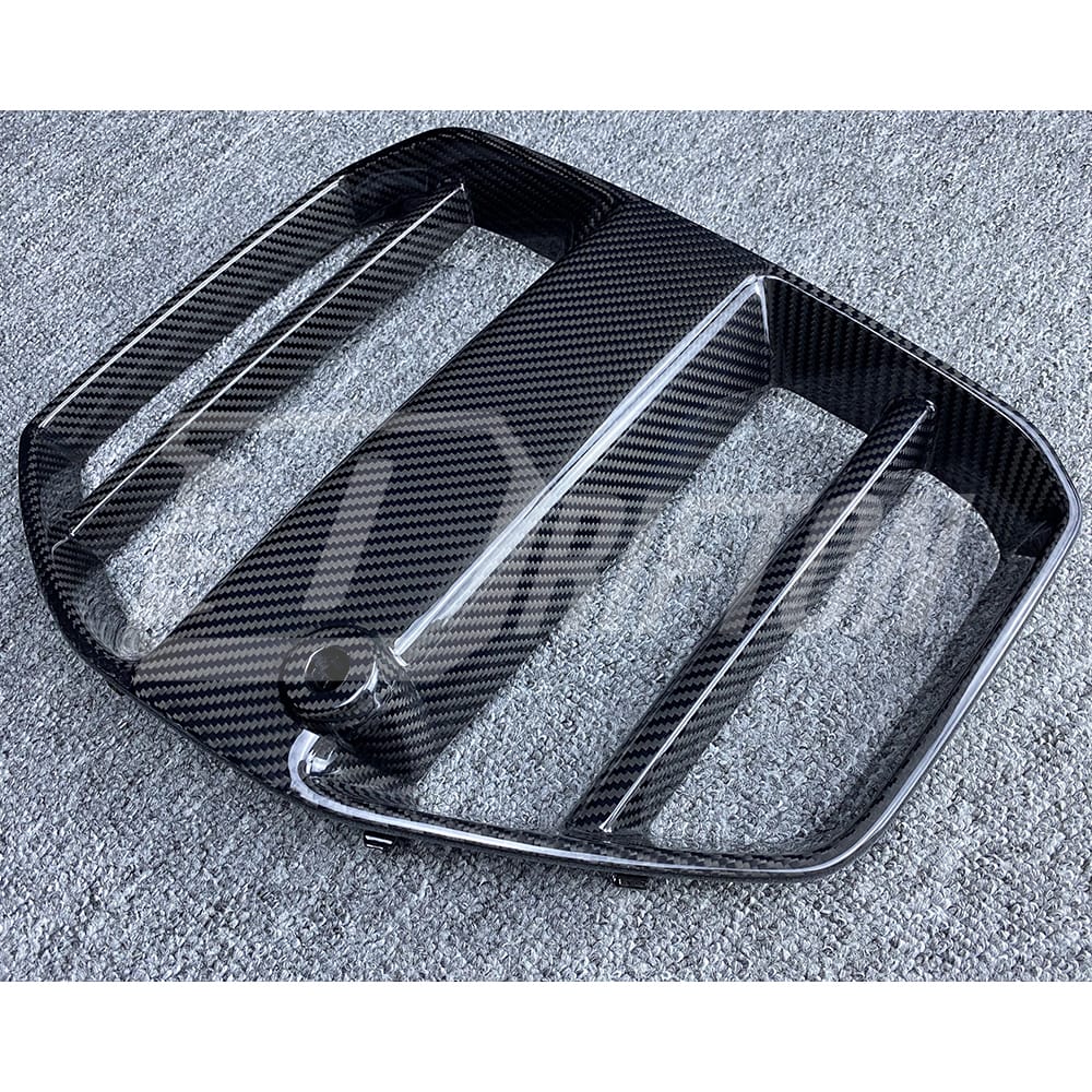 ST Style Dry Carbon Fiber Front Grille For BMW G80 M3 G82 M4 2020-2024