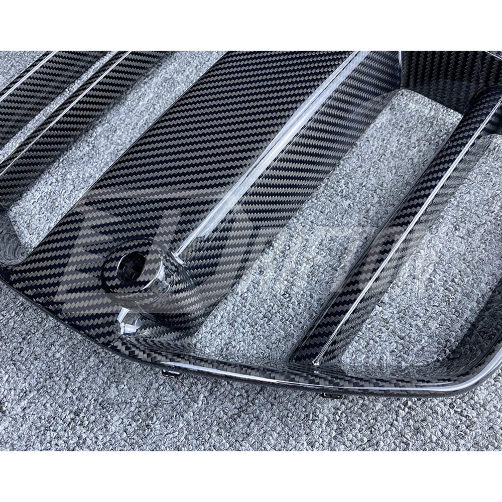 ST Style Dry Carbon Fiber Front Grille For BMW G80 M3 G82 M4 2020-2024