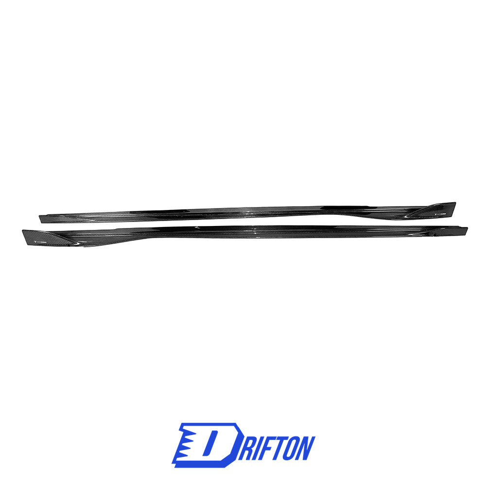 TAKD V2 Style Dry Carbon Fiber Side Skirt For BMW 8 Series G16 2018-2022