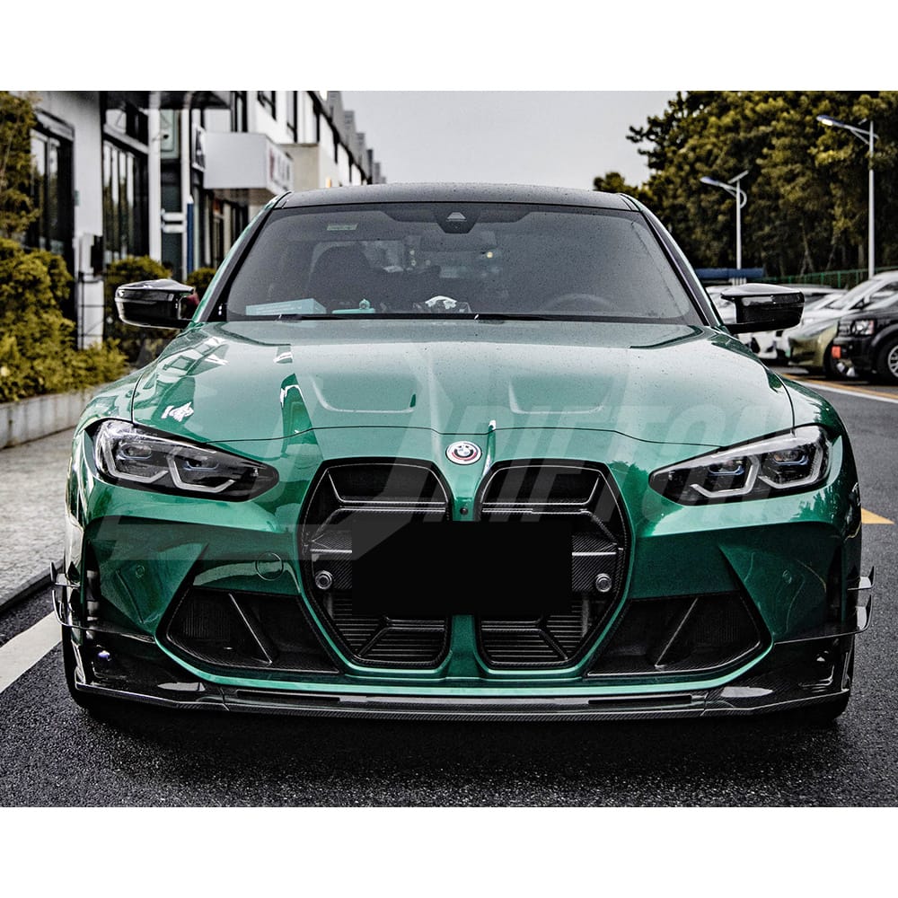 Vorsteiner Style Dry Carbon Fiber Front Lip For BMW G80 M3 G82 M4 2020-2024
