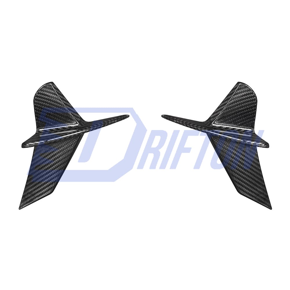 XB Style Dry Carbon Fiber Rear Canards For BMW 8 Series G14 G15 G16 2018-2022