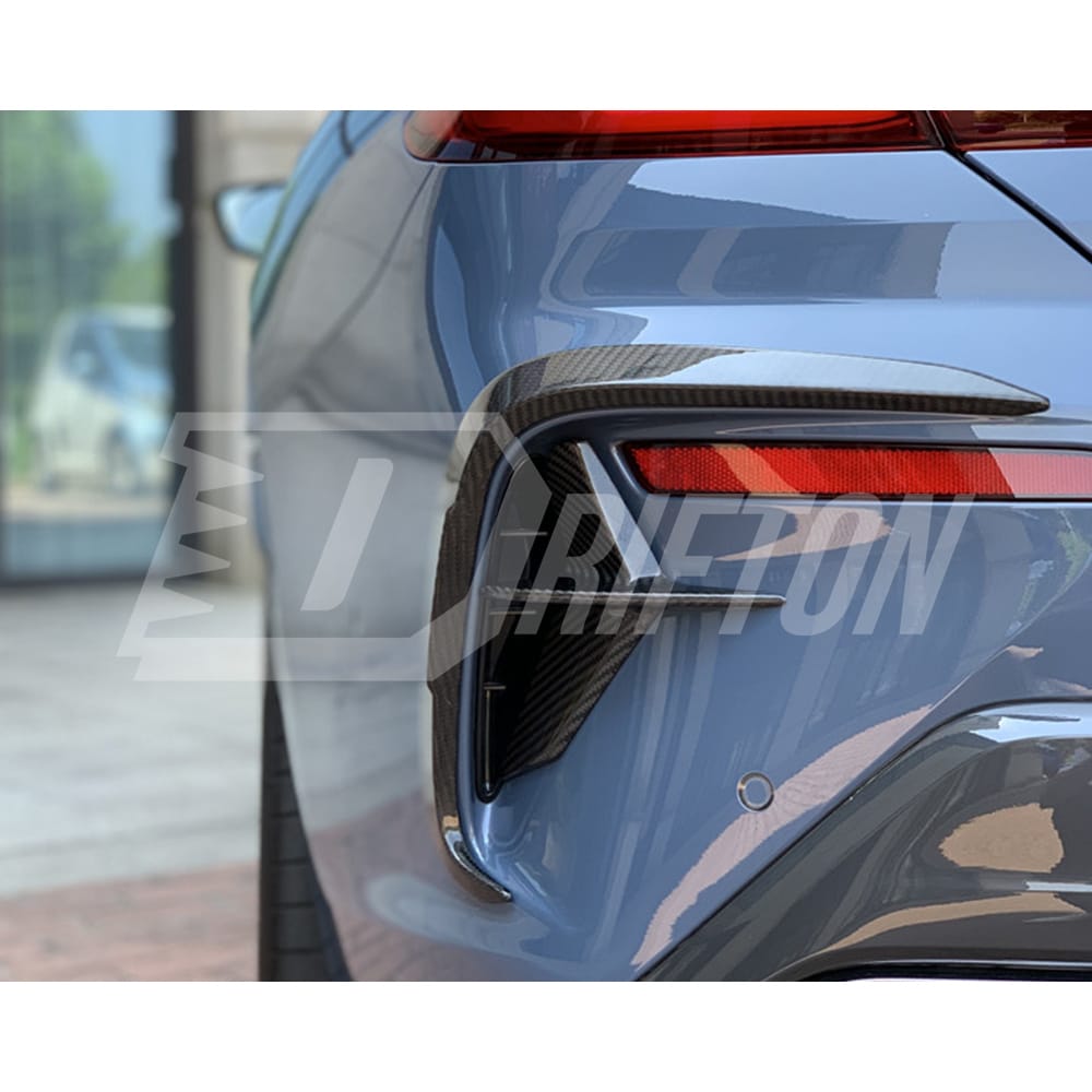 XB Style Dry Carbon Fiber Rear Canards For BMW 8 Series G14 G15 G16 2018-2022