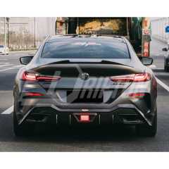 AC Style Dry Carbon Fiber Trunk Spoiler Rear Wing For BMW 8 Series G14 2018-2025