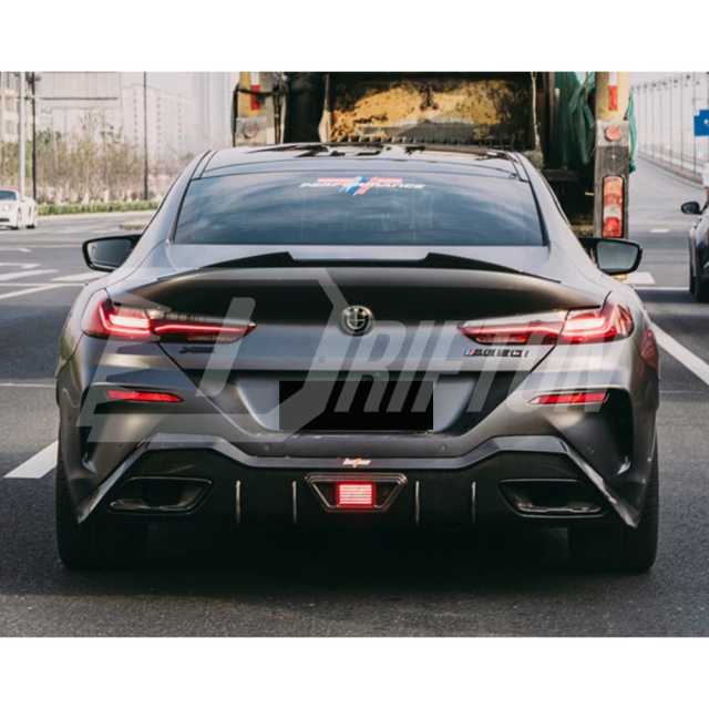 AC Style Dry Carbon Fiber Trunk Spoiler Rear Wing For BMW 8 Series G14 2018-2025