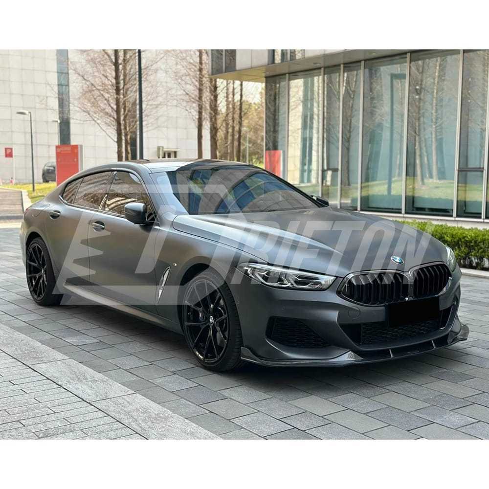 TAKD Style Dry Carbon Fiber Front Lip For BMW 8 Series G14 G15 G16 2018-2025