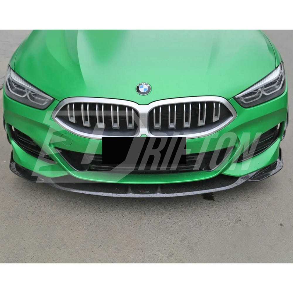 TAKD V2 Style Dry Carbon Fiber Front Lip For BMW 8 Series G14 G15 G16 2018-2025