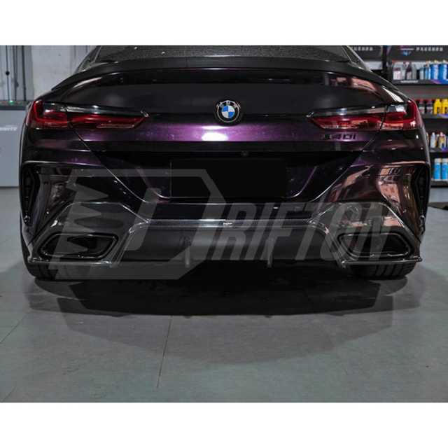 3D Style Dry Carbon Fiber Rear Diffuser For BMW 8 Series G14 G15 G16 2018-2025
