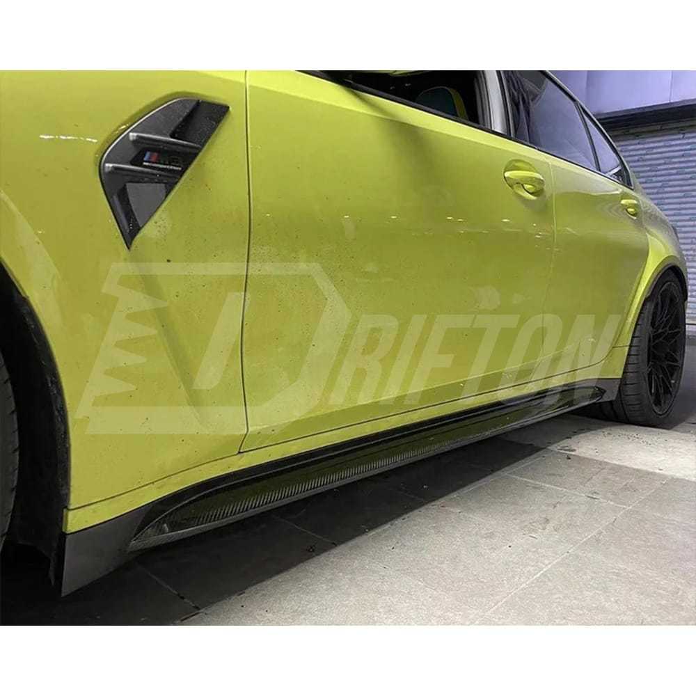 OEM Style Dry Carbon Fiber Side Skirt For BMW G80 M3 2020-2024