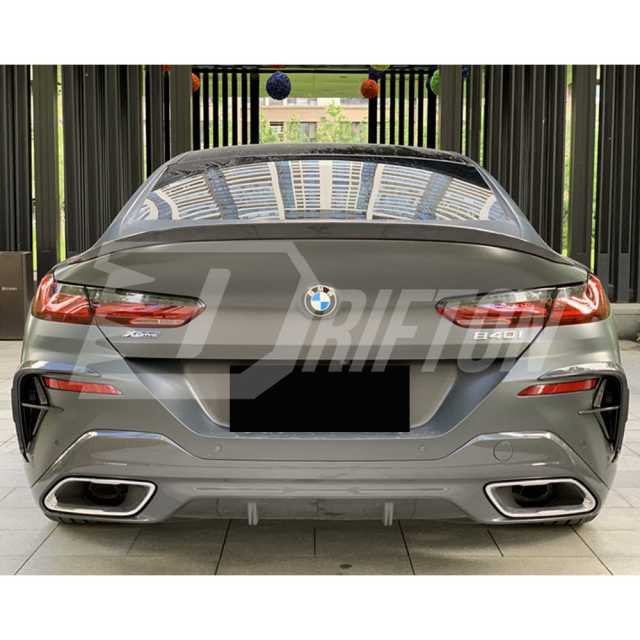 XB Style Dry Carbon Fiber Rear Canards For BMW 8 Series G14 G15 G16 2018-2025
