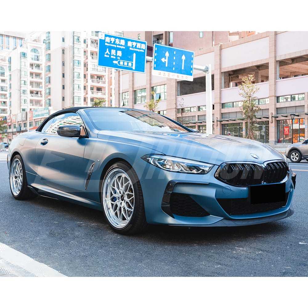 X Style Dry Carbon Fiber Front Canards For BMW 8 Series G14 G15 G16 2018-2025