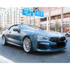X Style Dry Carbon Fiber Front Canards For BMW 8 Series G14 G15 G16 2018-2025