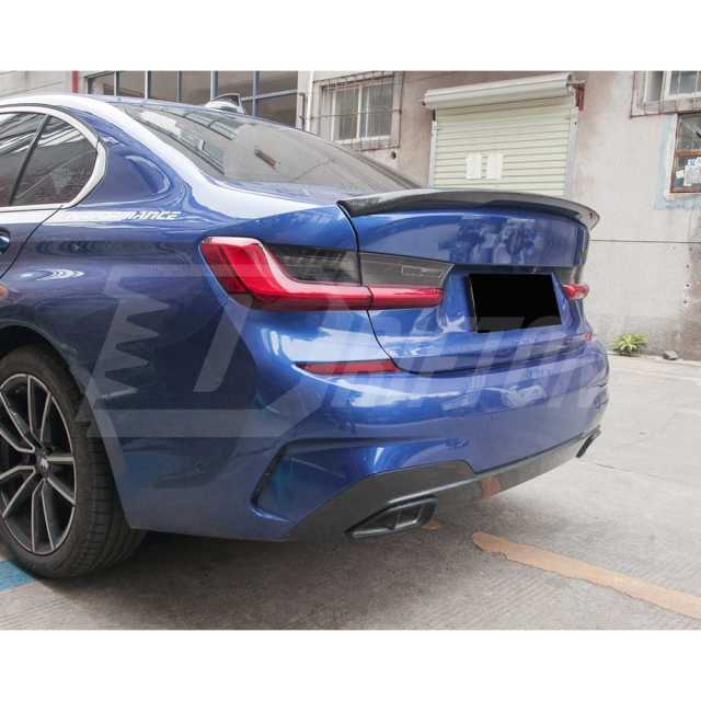 MP Style Dry Carbon Fiber Trunk Spoiler Rear Wing For BMW G80 M3 2020-2024