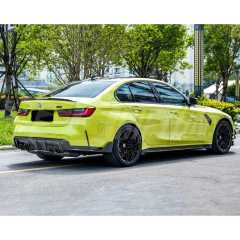 OEM Style Dry Carbon Fiber Side Skirt For BMW G80 M3 2020-2024
