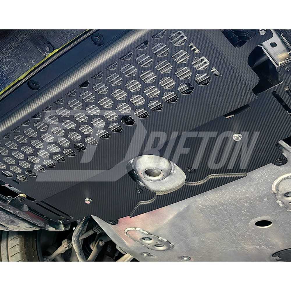 Dry Carbon Fiber Engine Under Guard Skid Plate For BMW G82 M4 G80 M3 2020-2024