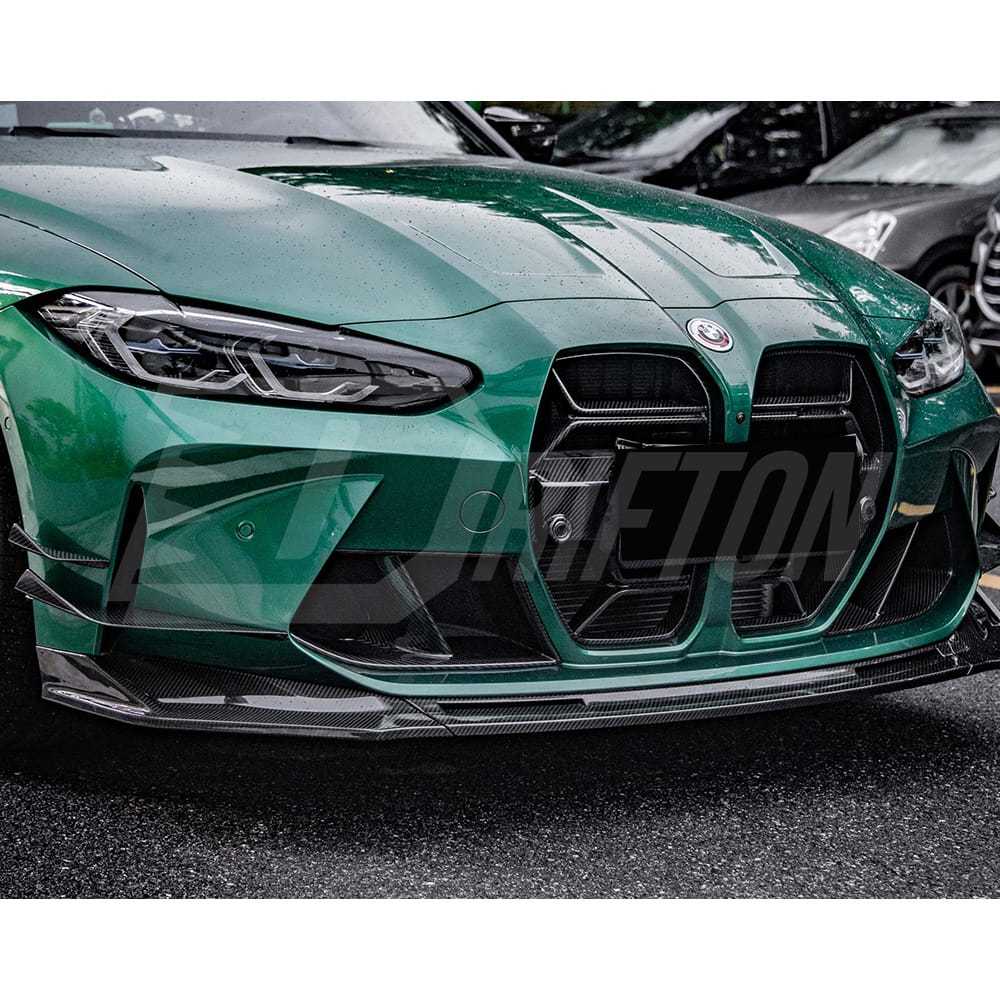 Vorsteiner Style Dry Carbon Fiber Front Lip For BMW G80 M3 G82 M4 2020-2024