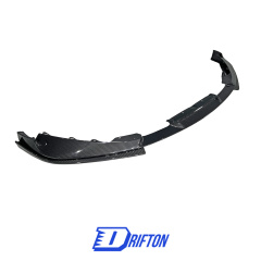3D Style Dry Carbon Fiber Front Lip With Side Splitters For BMW G82 M4 G80 M3 2020-2024