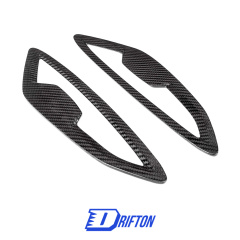Dry Carbon Fiber Fender Side Vents Trim Cover For BMW 8 Series G14 G15 G16 2018-2025