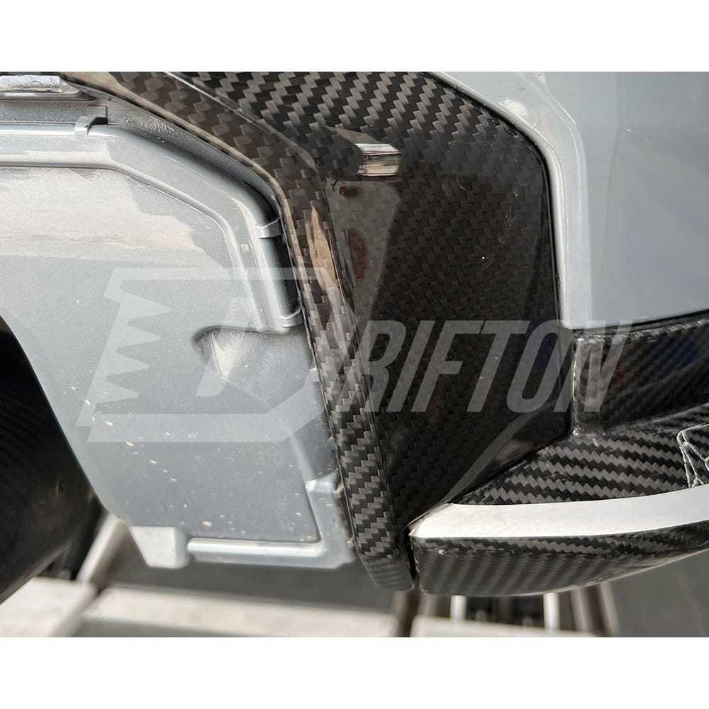 Dry Carbon Fiber Rear Bumper Trim For BMW G80 M3 G82 M4 G83 2020-2024