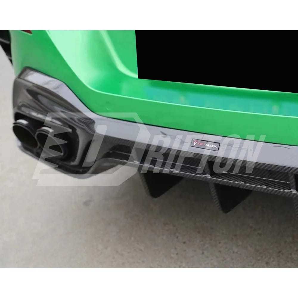 TAKD V2 Style Dry Carbon Fiber Rear Diffuser For BMW 8 Series G16 2018-2025