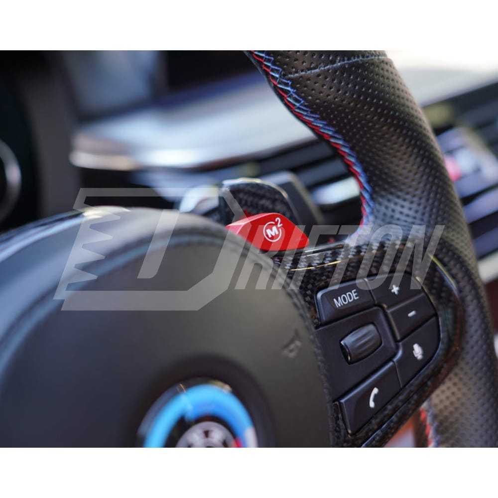 Carbon Fiber Steering Wheel Replacement Center Trim Cover For BMW G82 M4 G80 M3 2020-2024