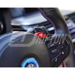 Carbon Fiber Steering Wheel Replacement Center Trim Cover For BMW G82 M4 G80 M3 2020-2024