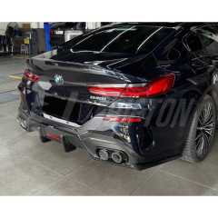 TAKD Style Dry Carbon Fiber Rear Diffuser For BMW 8 Series G14 G15 G16 2018-2025