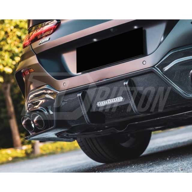 TAKD Style Dry Carbon Fiber Rear Diffuser For BMW 8 Series G14 G15 G16 2018-2025