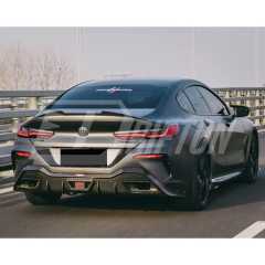 AC Style Dry Carbon Fiber Trunk Spoiler Rear Wing For BMW 8 Series G14 2018-2025