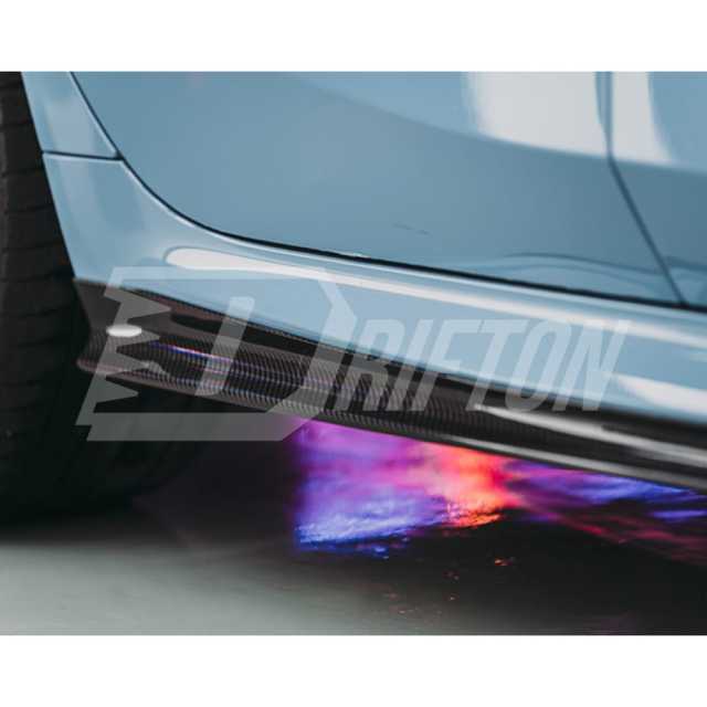 3D Style Dry Carbon Fiber Side Skirt For BMW 8 Series G16 2018-2025