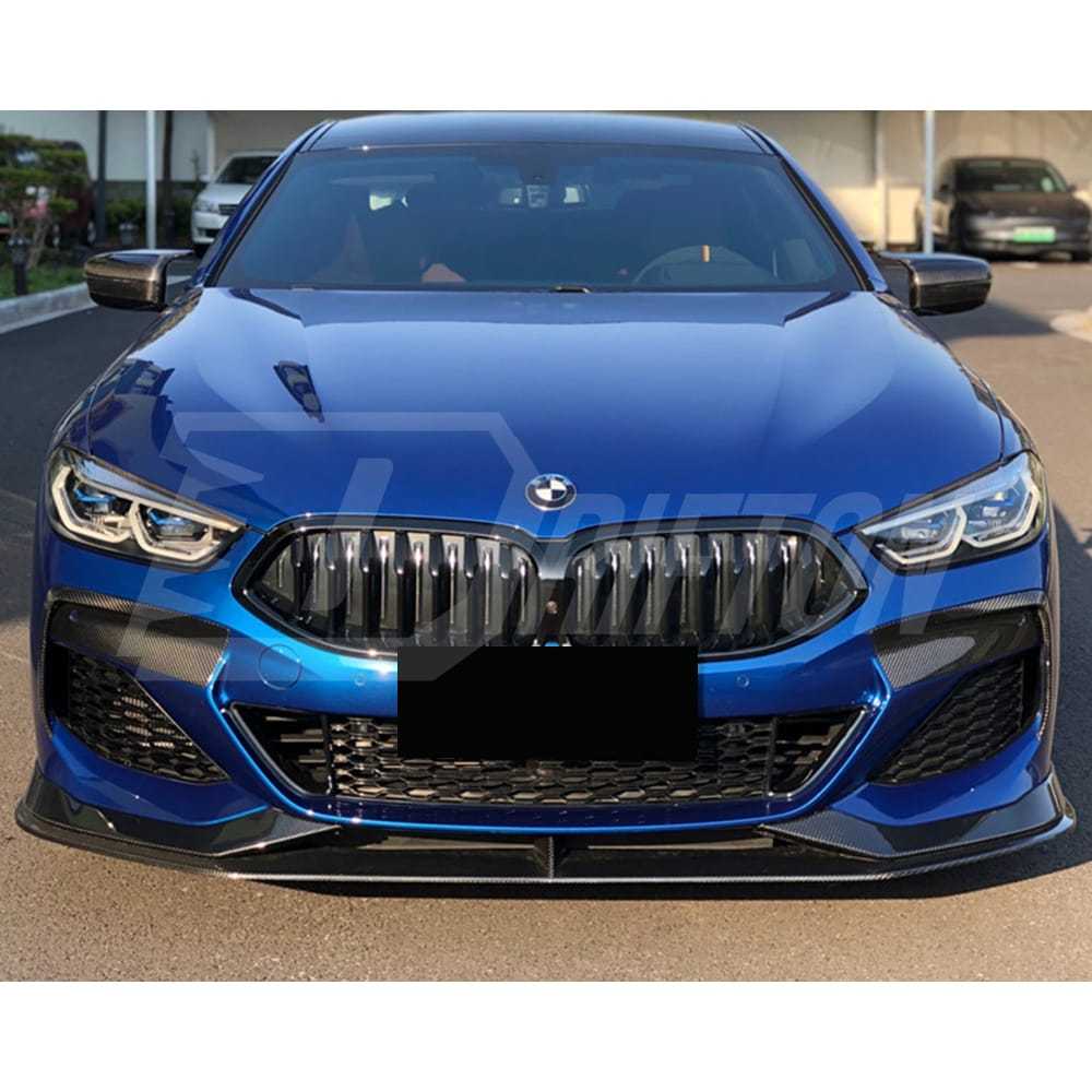 Carbon Fiber Front Bumper Vent Cover Trims For BMW 8 Series G14 G15 2018-2025