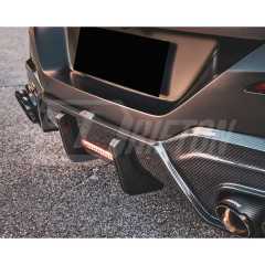 TAKD Style Dry Carbon Fiber Rear Diffuser For BMW 8 Series G14 G15 G16 2018-2025