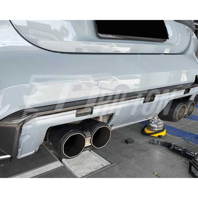 Dry Carbon Fiber Rear Bumper Trim For BMW G80 M3 G82 M4 G83 2020-2024