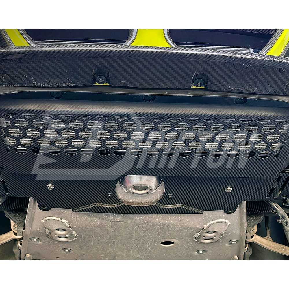 Dry Carbon Fiber Engine Under Guard Skid Plate For BMW G82 M4 G80 M3 2020-2024