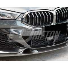 3D Style Dry Carbon Fiber Front Lip For BMW 8 Series G14 G15 G16 2018-2025