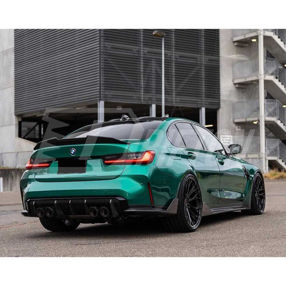 OEM Style Dry Carbon Fiber Rear Diffuser For BMW G82 M4 G80 M3 2020-2024